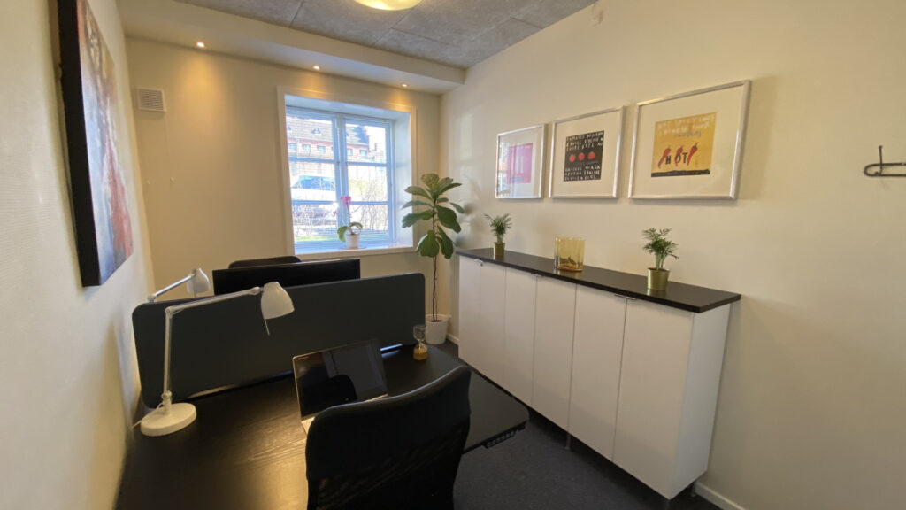 Kontoret er moderniseret og lyst