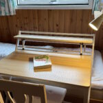 Soverum med arbejdsbord