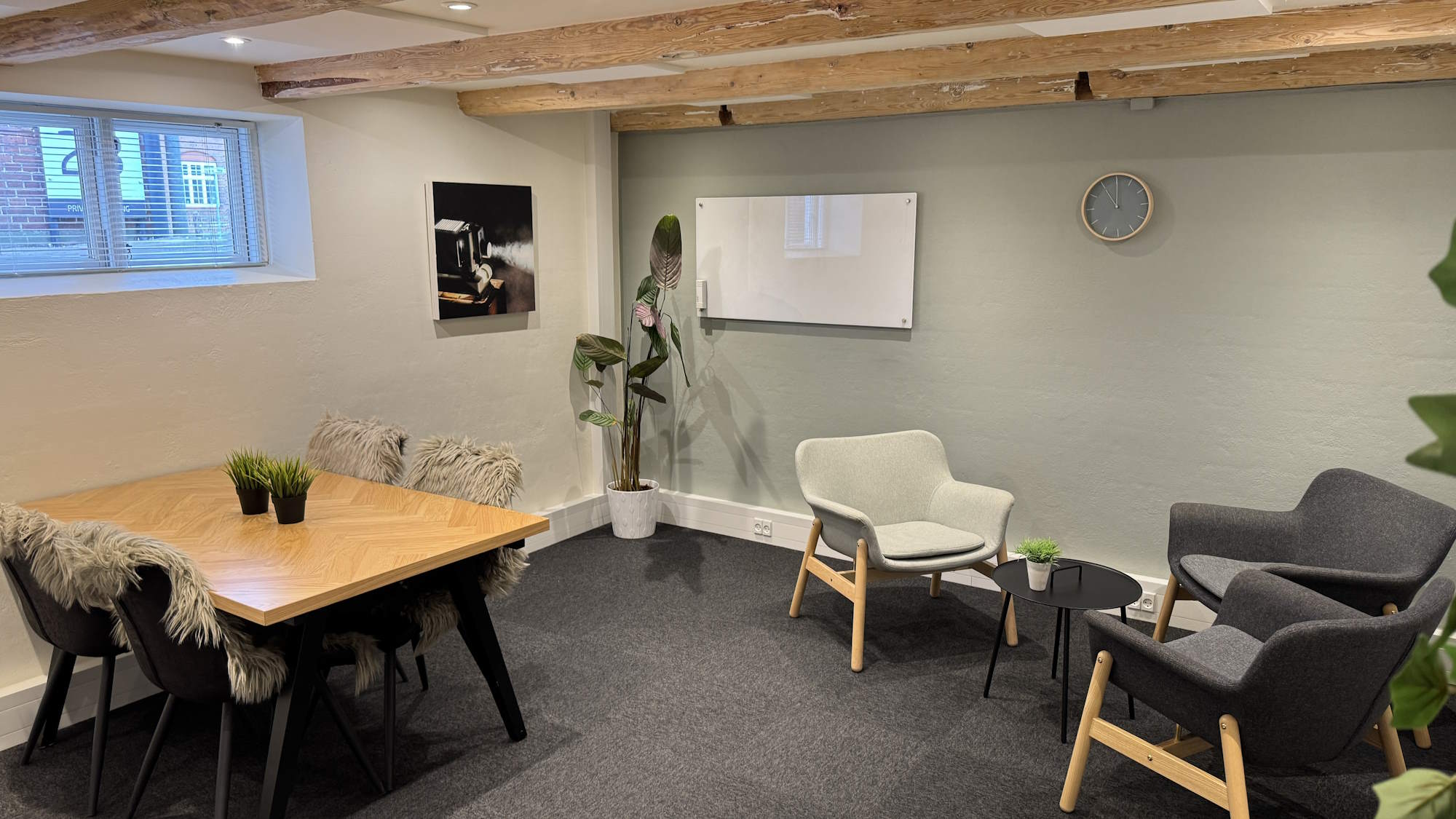 Adgang til DialogRummet, hvor du f.eks. kan afholde personalesamtaler...