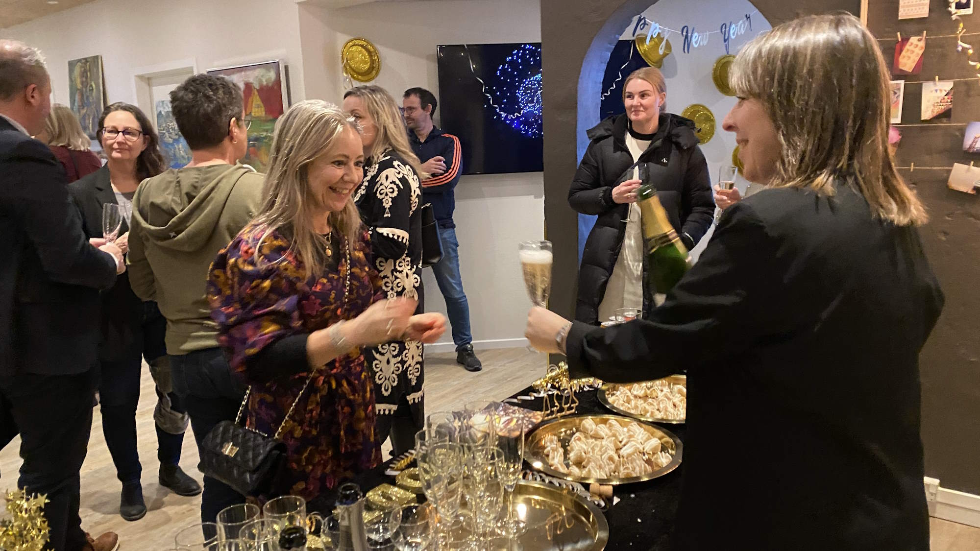 Vi netværker til de sociale events i BusinessHouse...