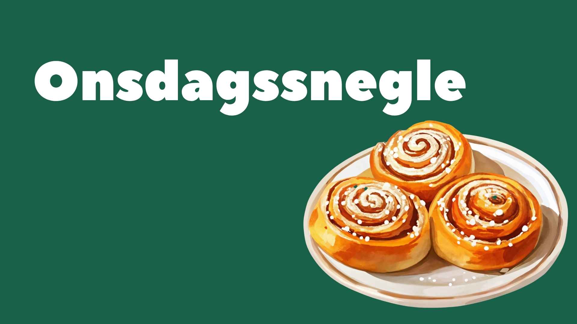 Onsdagssnegl og eftermiddagskaffe