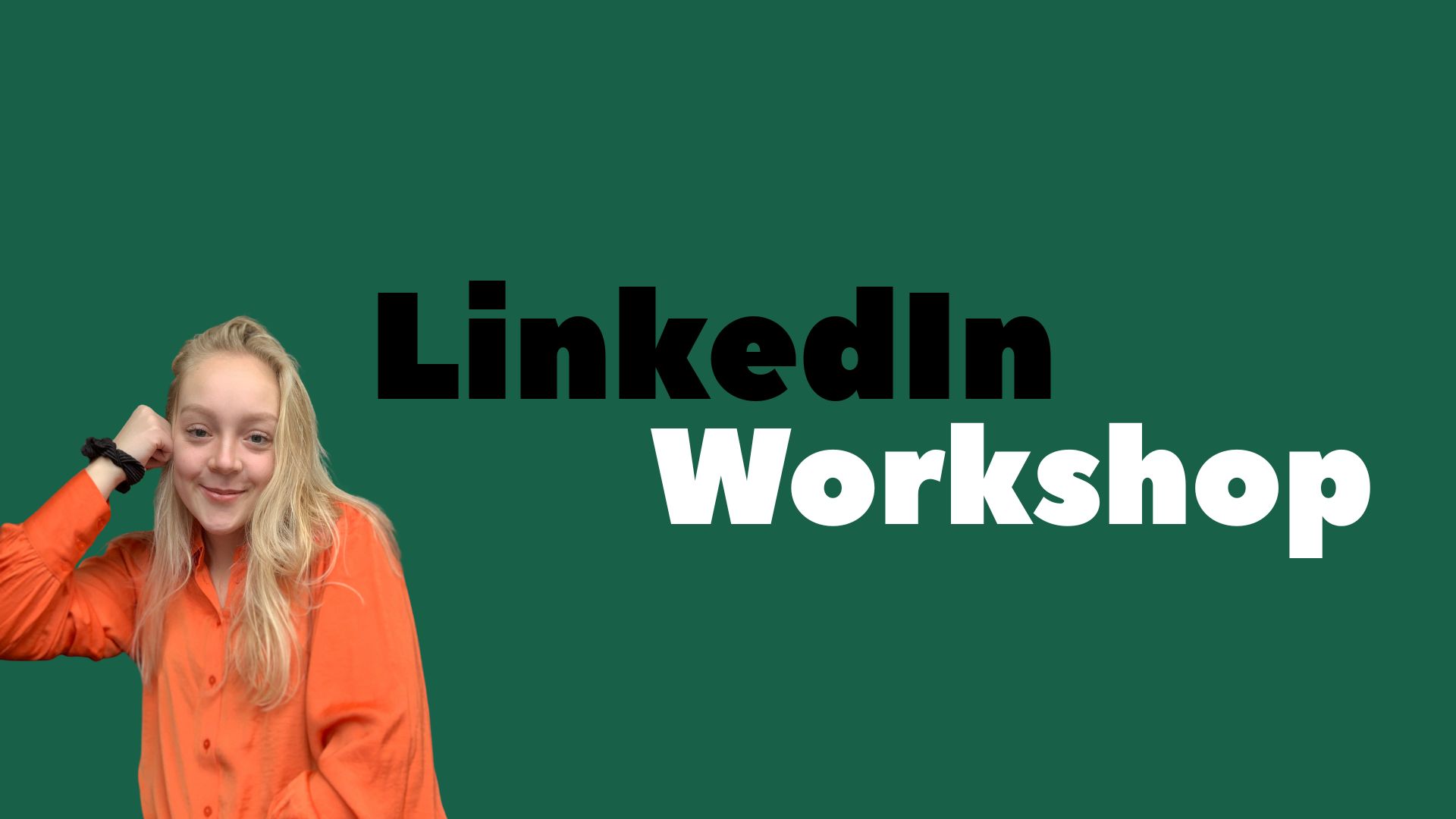 Sara Mortensen holder LinkedIn workshop