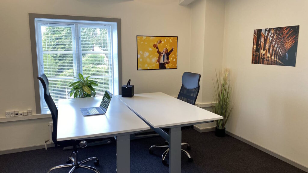 Kontor nummer 9 i kontorfællesskabet