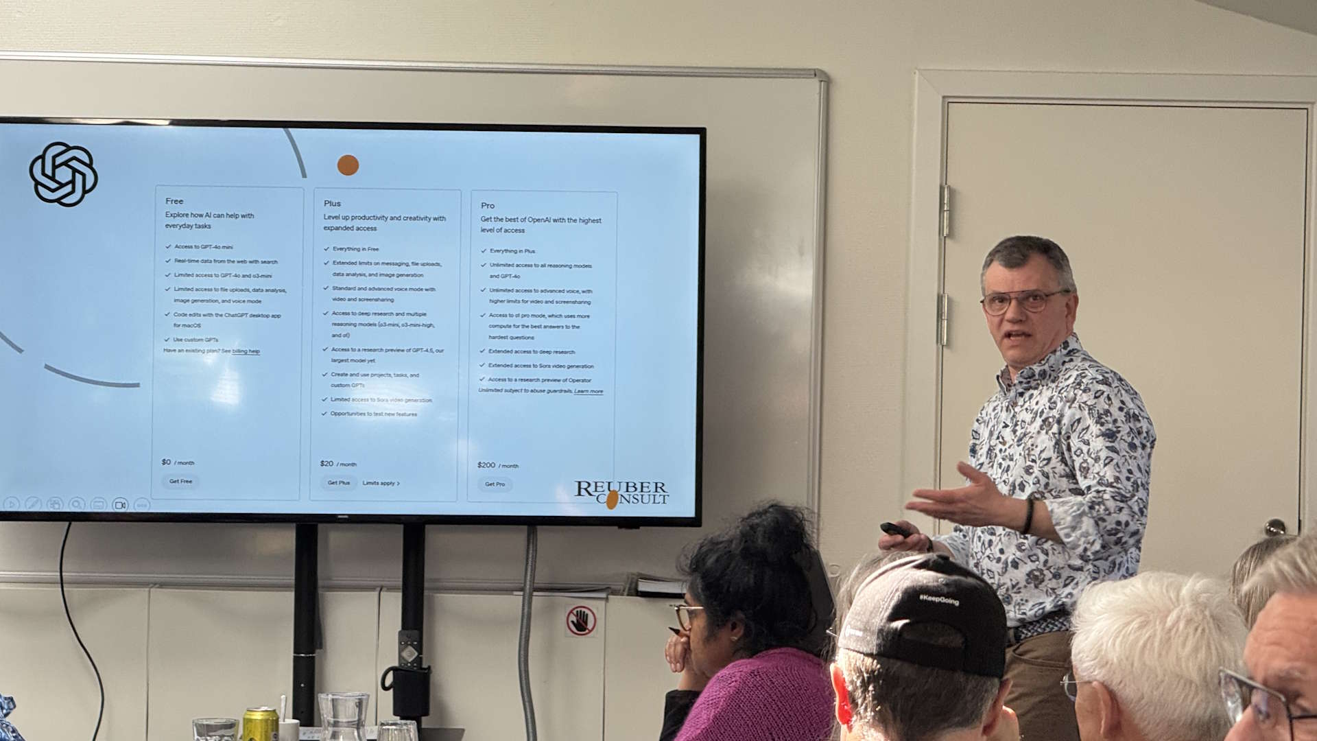 foredrag om AI optimering til synlighed af websites i AI modeller såsom ChatGPT