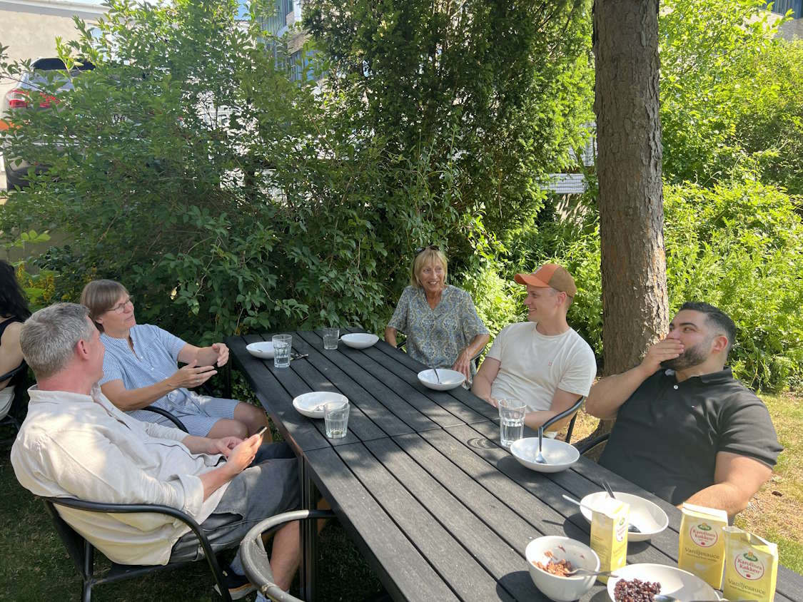 Den gode stemning er ikke til at tage fejl af